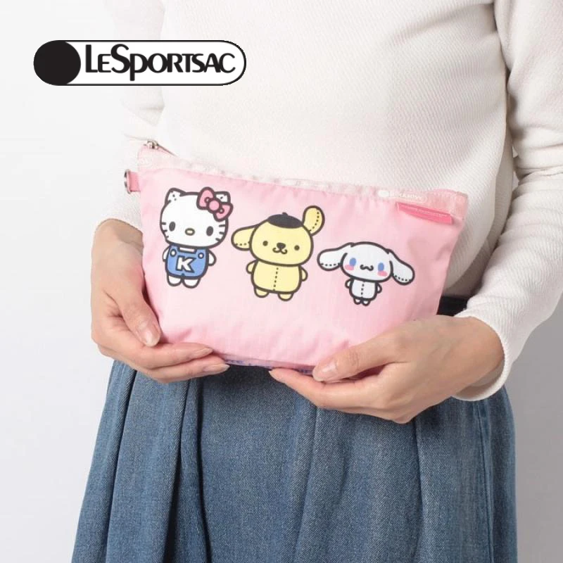 

Lesportsac Sanrio kawaii Hello Kitty сумка с мультяшным принтом Стайлинг тоут сумки-мессенджеры 2022 новые сумки на плечо женские сумки
