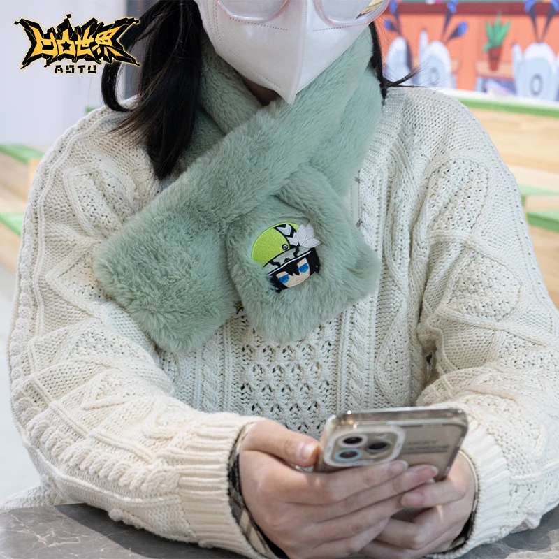 Аниме Aotu World плюшевый шарф King Grey KALIE Lemon Godrose Ray Camil Anmicius милые вышитые шарфы косплей