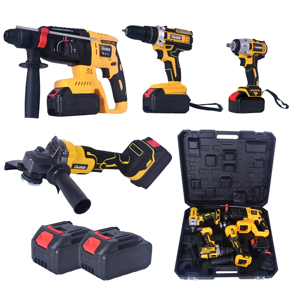 

Tmakota Tools Hight Quality 4 In 1 Set 18V 20V Brushless Cordless Lithium-Lon Multiple Machines Can Be Freely Matched