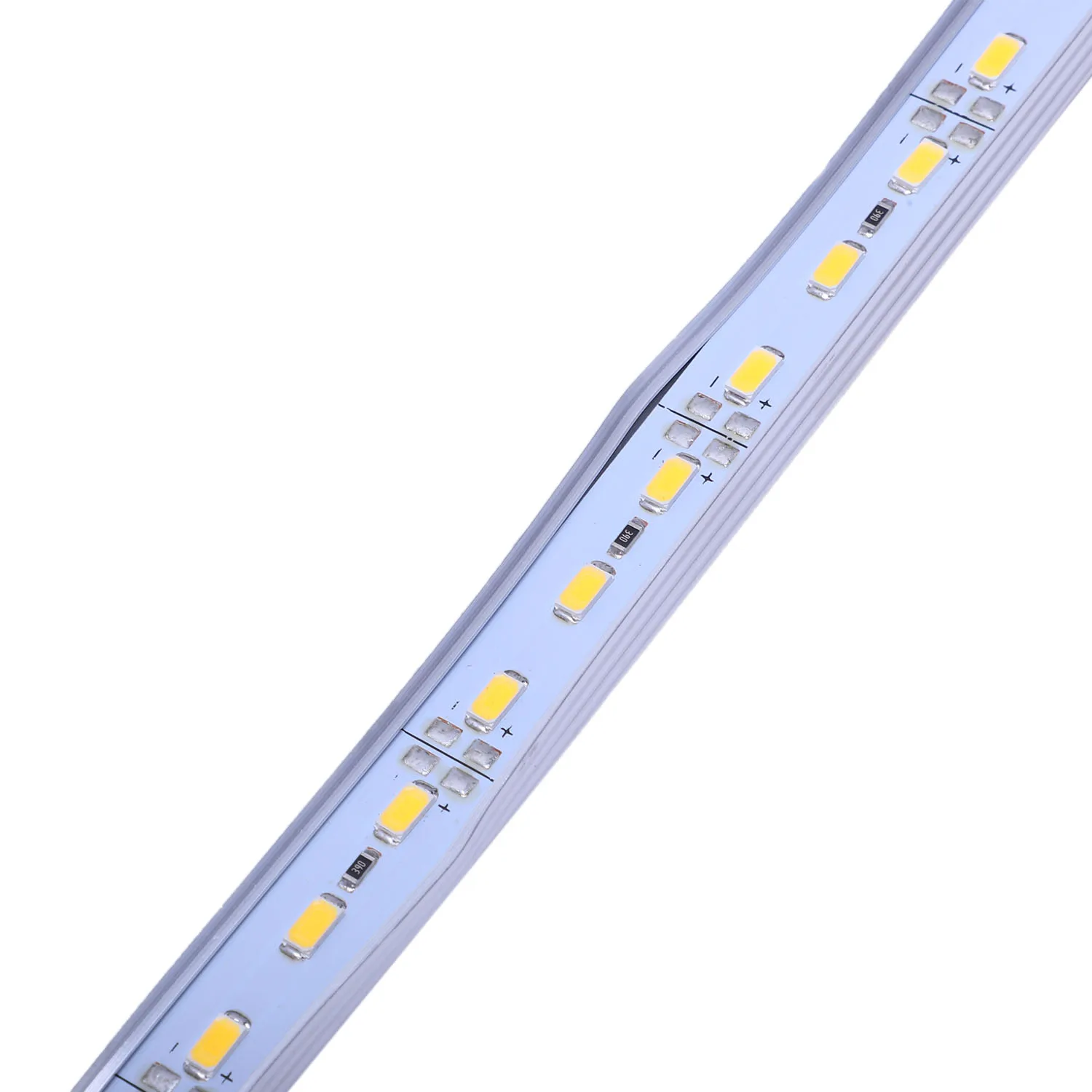50 СМ 12 В 36 светодиодов 5630 SMD Жесткая полоса света Алюминиевый жесткий теплый белый