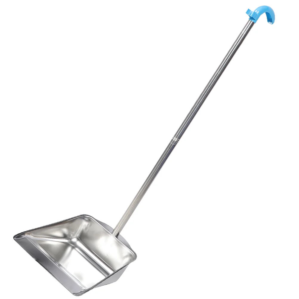 

Dustpan Stainless Steel Dustpan Metal Dust Pan Stainless Steel Garbage Bin Thicken Household Cleaning Dustpan