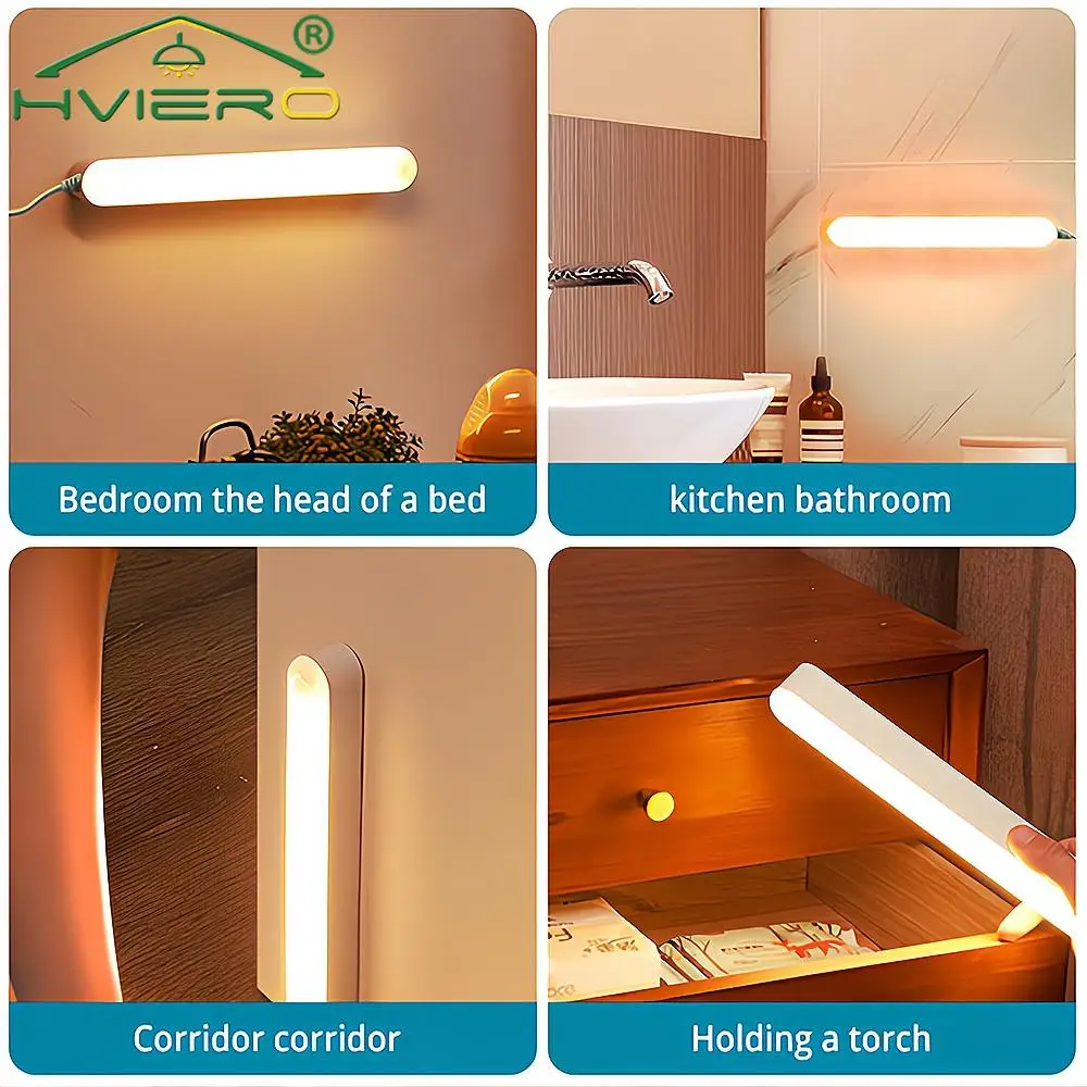 Usb Светодиодный Аккумулятор С Длинной Полосой Небольшой Ночник Интеллектуальный