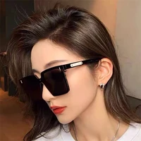 one piece sqaue sunglasses women men 2022 big frames eyeglasses luxury brand designer glasses men retro vintage eyewear uv400