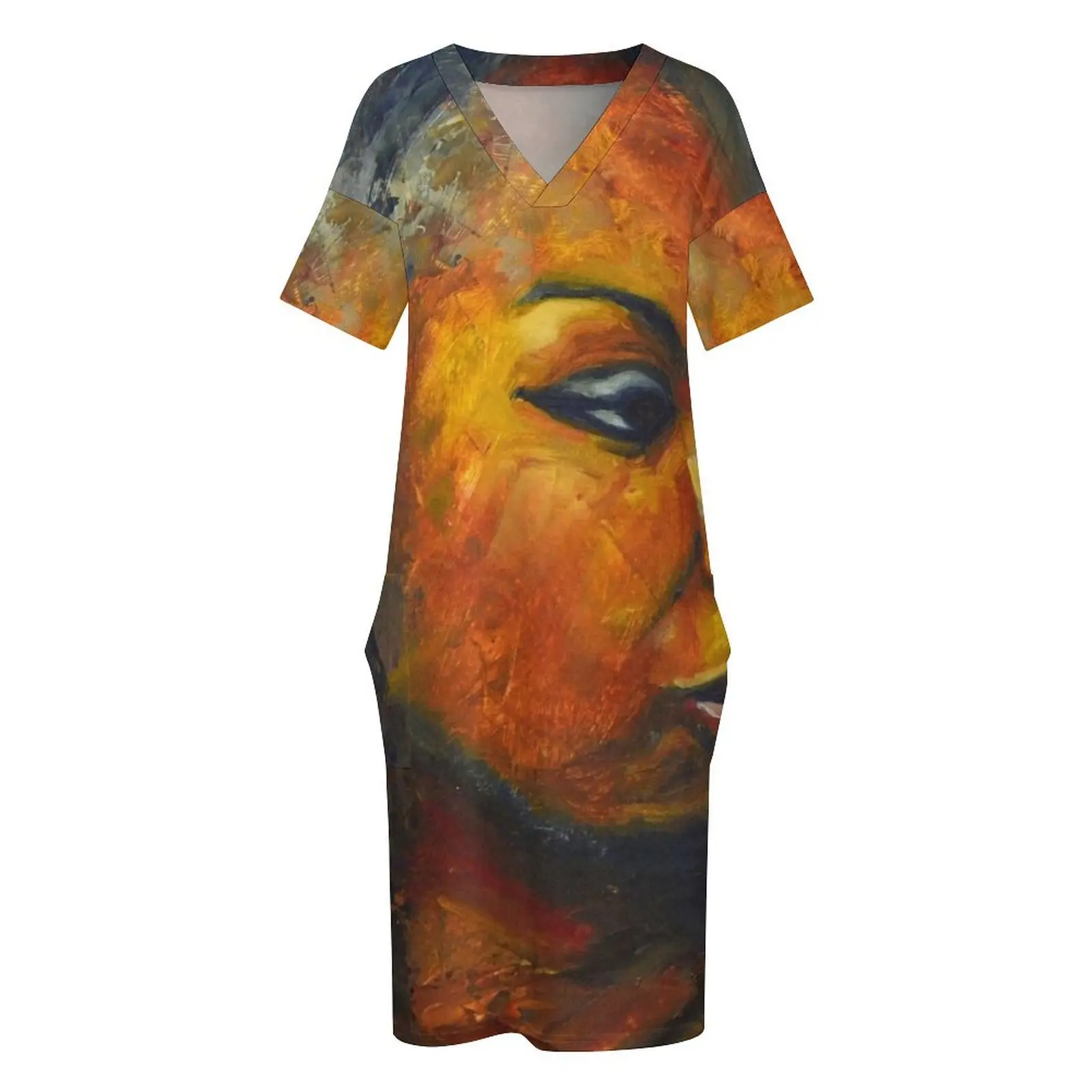 Женское свободное платье Misunderstood - Nina Simone из полиэстера