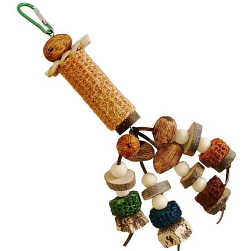 Игрушка для попугая принадлежности попугаев жевательная птица длинный хвост