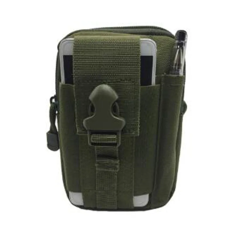 

Outdoor Camouflage Bag Tactical Army Phone Holder Sport Waist Belt Case Waterproof Nylon EDC Sport Hunting Camo Bags in Backpack