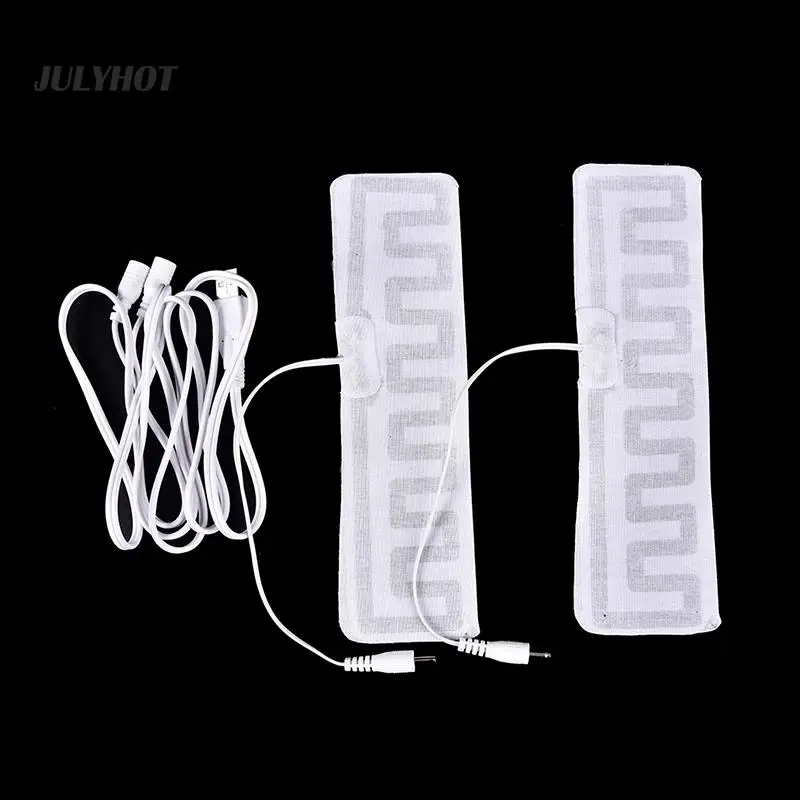 

1 Pair Carbon Fiber Heating Pad USB Heating Film Electric Infrared Fever Heat Mat Winter Warm Arm Waist Heat Glove Random Color