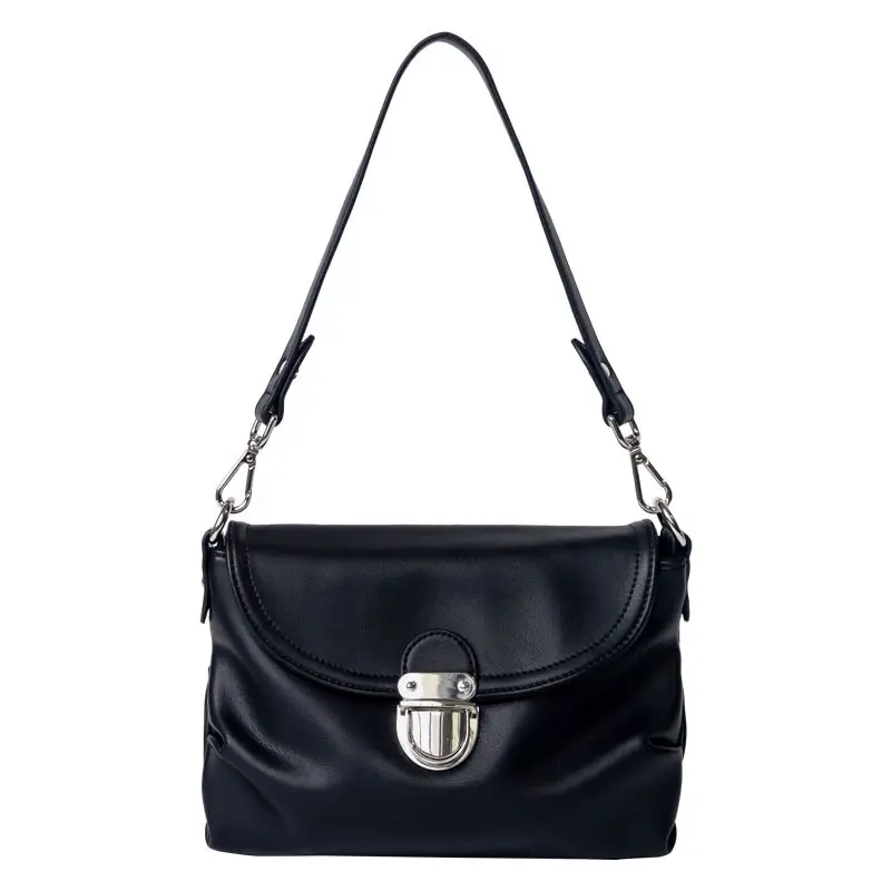 Миягава винтажная сумка через плечо из мягкой кожи с большой пряжкой модная