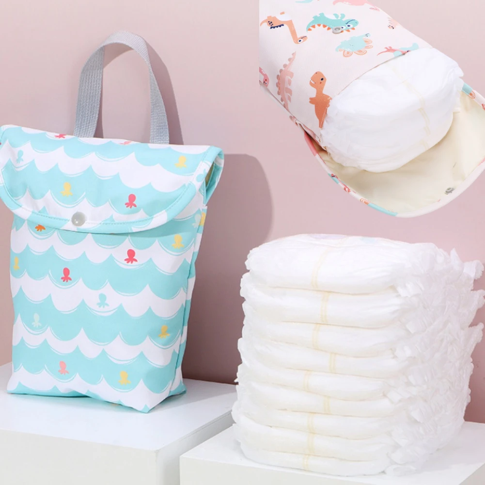 

Baby Diaper Bag Multifunctional Organizer Reusable Waterproof Wet/Dry Cloth Bag Mummy StorageTravel Nappy Bag Baby Stroller Bag