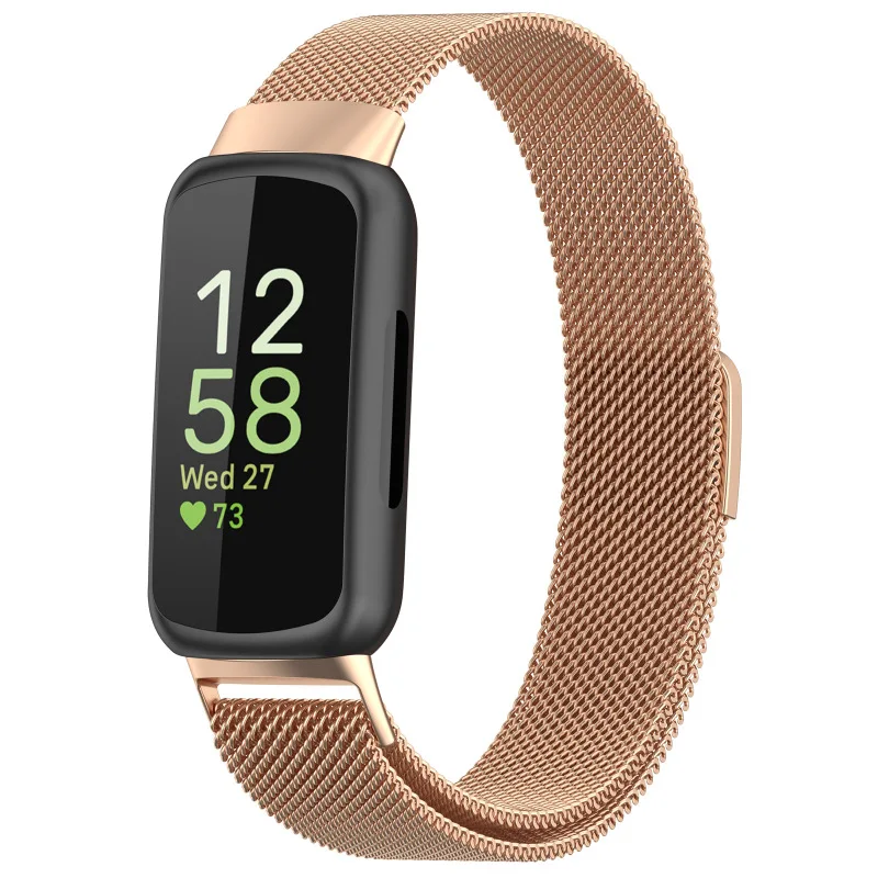 Ремешок для Fitbit Inspire3 Milan, металлический магнитный браслет из нержавеющей стали Milan для Inspire3 (art.: 3920dba74eb02) - 3920dba74eb02