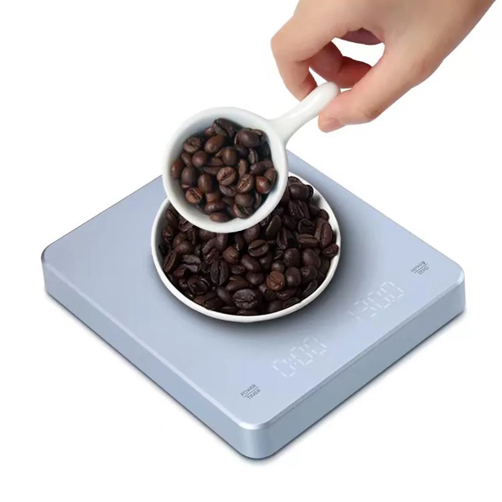 

Портативные электронные весы для кофе с таймером, цифровые умные кухонные весы, бытовые пищевые весы, инструменты, гаджеты