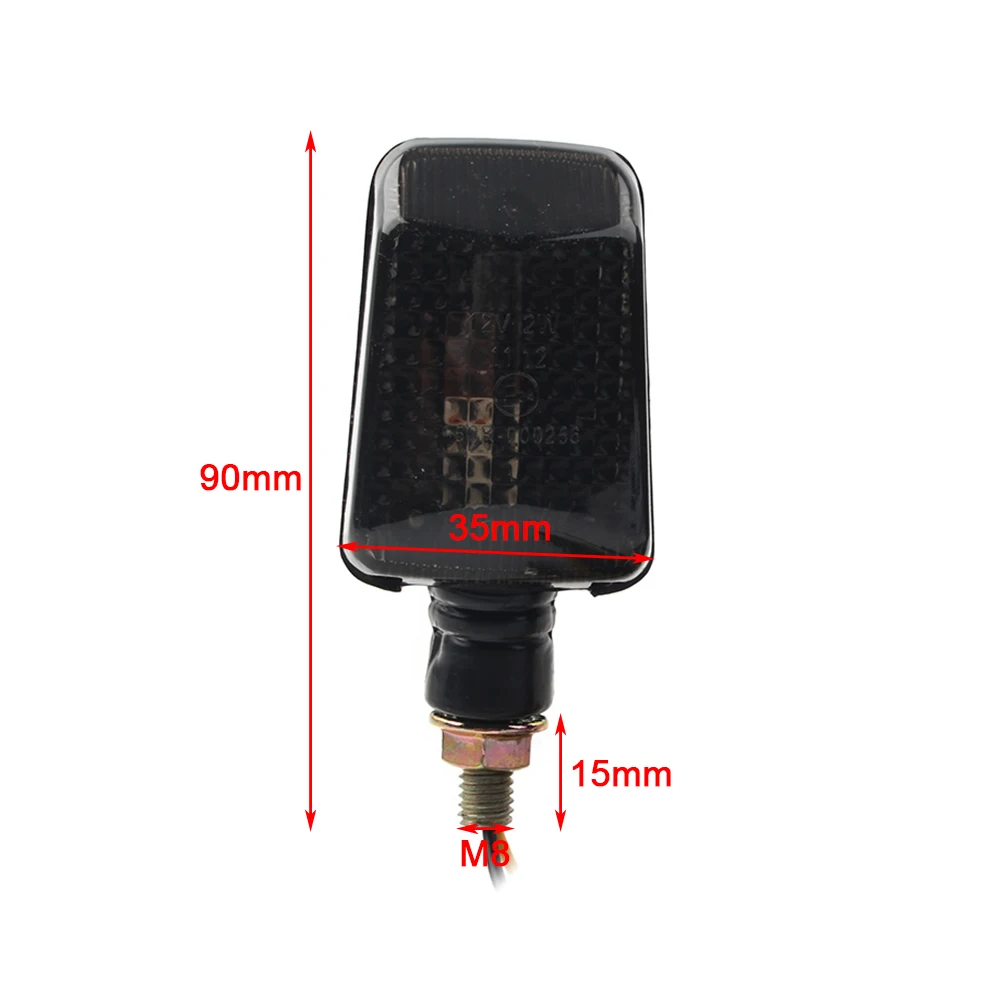 Универсальные мотоциклетные янтарные лампы указателей поворота для Cruiser Chopper