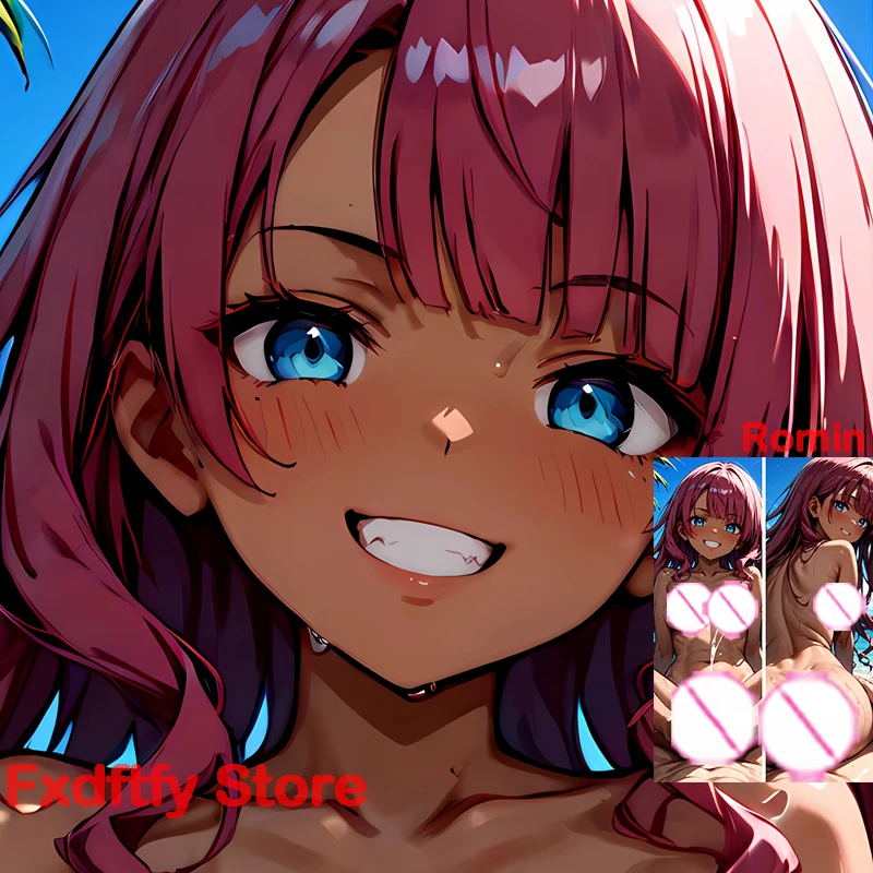 Подушка для тела Dakimakura Аниме Romin настраиваемая двухсторонняя наволочка в