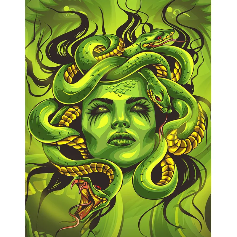 Набор для алмазной вышивки AB с изображением Медузы