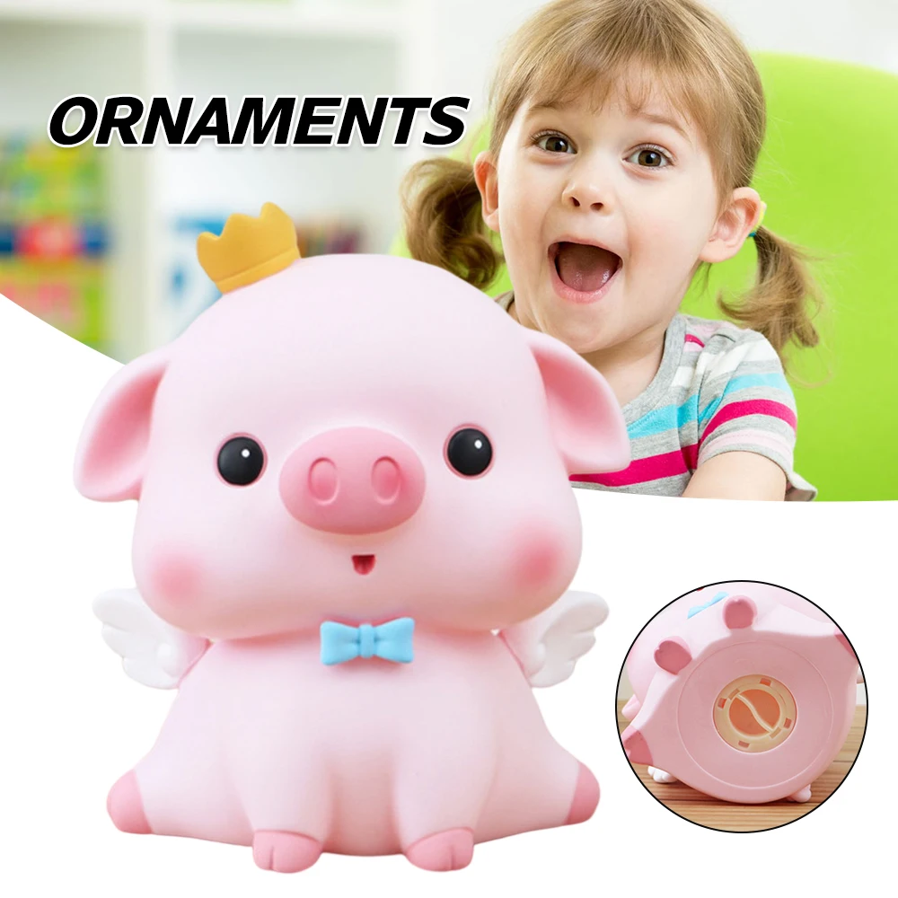 

Милая мультяшная свинка аниме персонажи фигурки Копилка Статуя Модель орнамент украшение для дома и офиса Аниме Коллекция забавная суб рас...