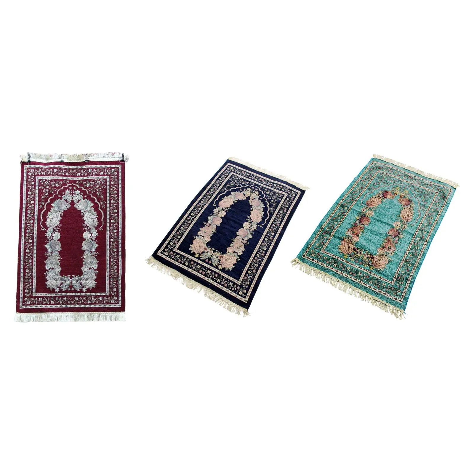 

Chenille Praying Rug Floor Carpet for Bedroom Living Room Gifts