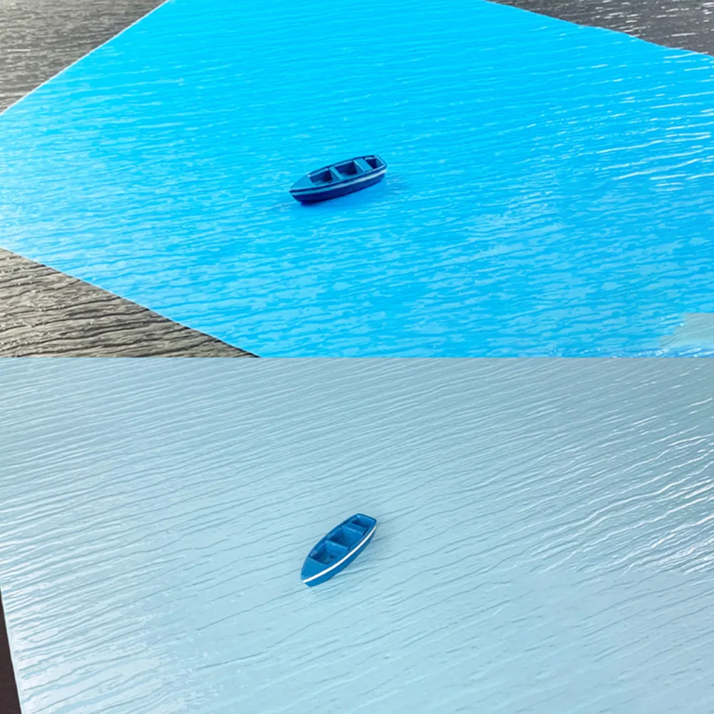 5 шт. DIY Имитация терранов, рек, секций, водных эффектов реки, плавный узор, гибкие декоративные Озеры, создание моделей