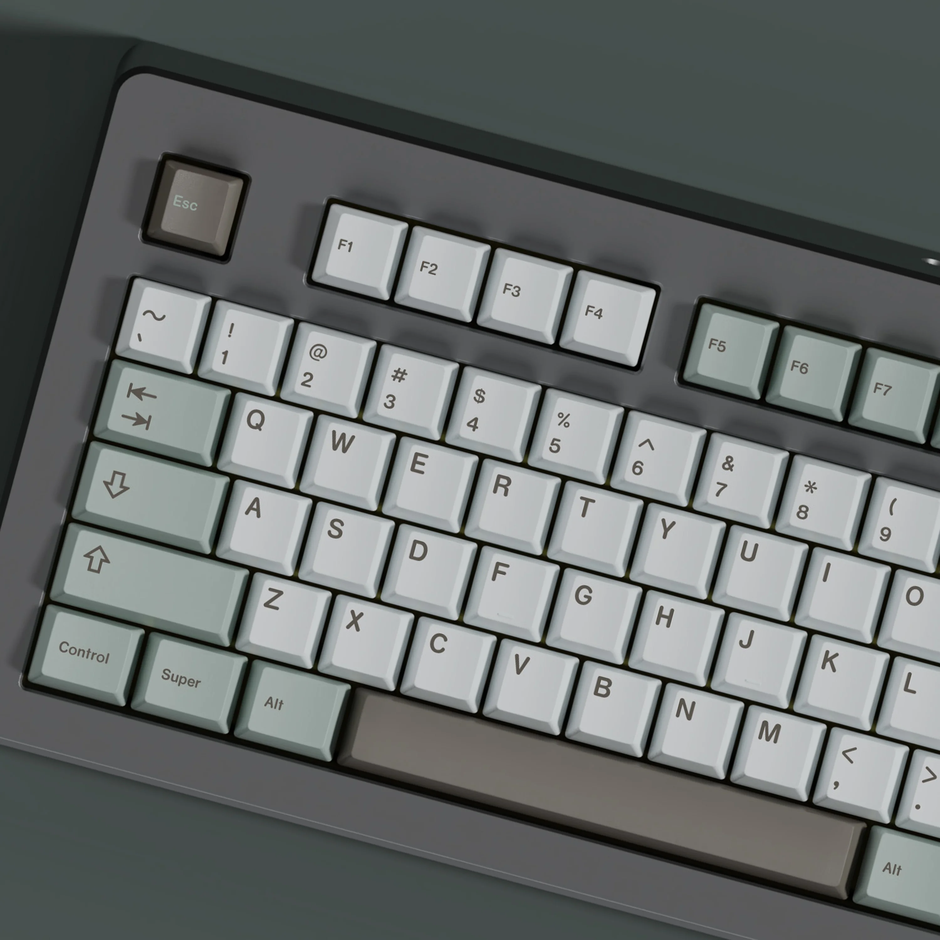 Фото PBT GMK Ноябрьские противотуманные колпачки для клавиш Cherry Profile Dye Sublimation Key Cap для MX Switch Механическая клавиатура двойной B Сплит пробел №3