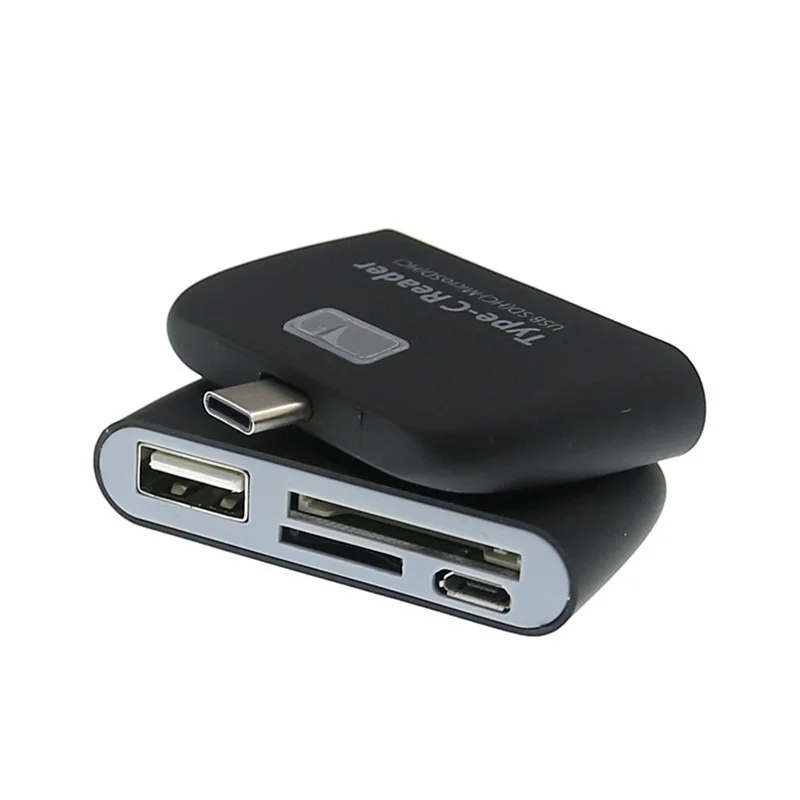 

Type-C USB3.1 Multi Card Reader for SD TF USB2.0 Cardreaders of Android Phones LED Lights USB OTG Adapter for Mouse