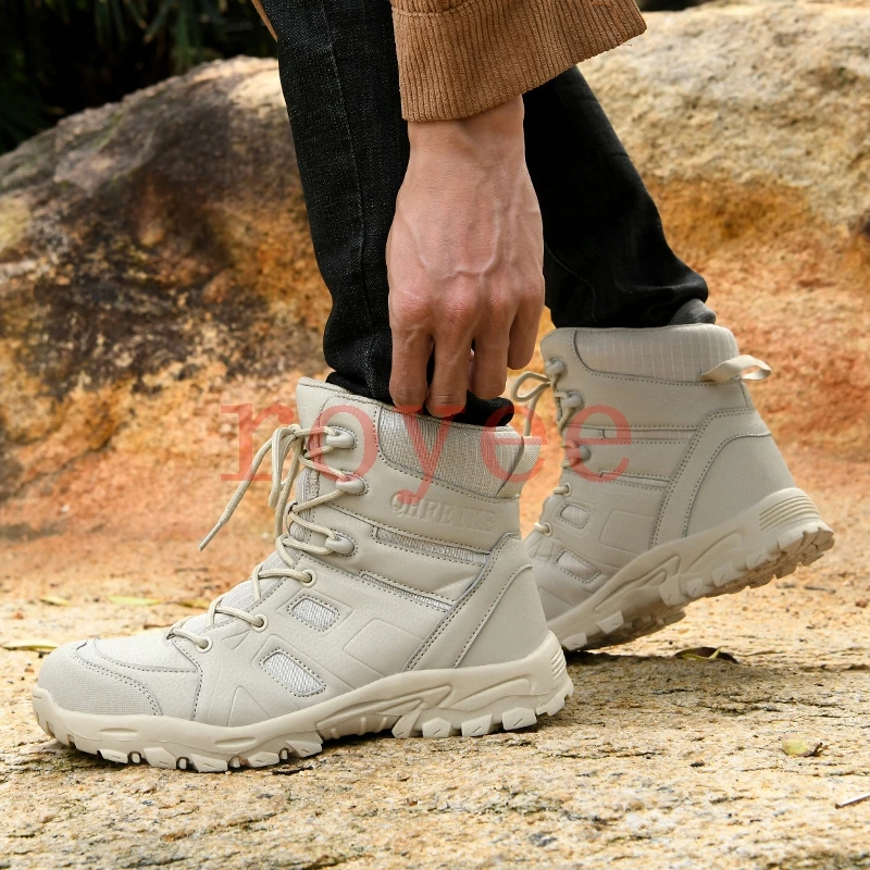 Мужская походная обувь высокого качества мужские водонепроницаемые походные