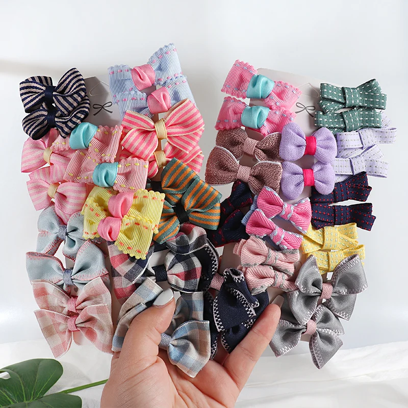 

Новинка, милые заколки и зажимы для волос с рисунком в виде галстука-бабочки, аксессуары для волос для детей