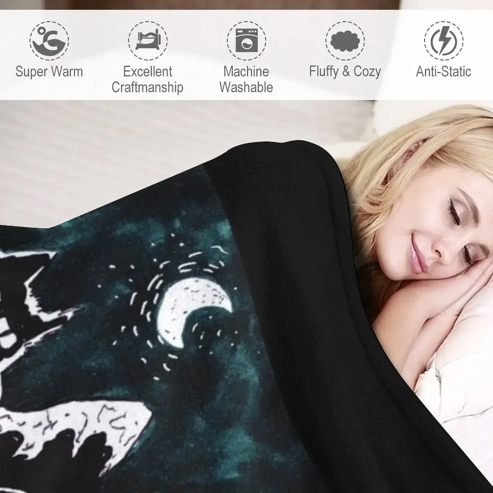 Jólak?tturinn - Одеяло The Yule Cat Retros Stuffeds для дивана Гигантские одеяла