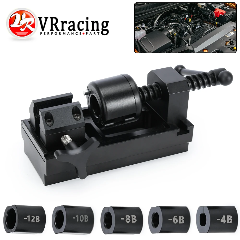 

Инновационные вращающиеся тиски из алюминиевого сплава, фитинги для топливной линии, инструмент для установки топливного шланга, набор инструментов для соединения фитингов от 4AN до 12AN