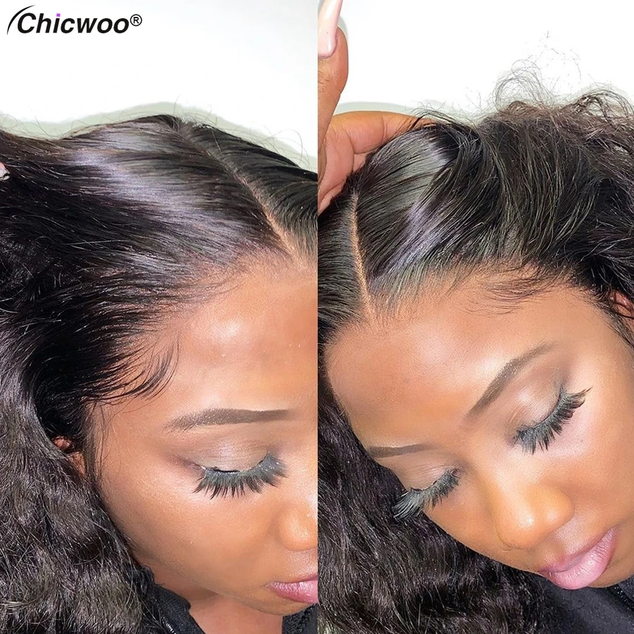 Brazilian Remy Human Hair 4/5/6 Pcs HD Lace Baby Hair Stripes For Black Women Natural Color Baby Hair Edge Reusable More Natural