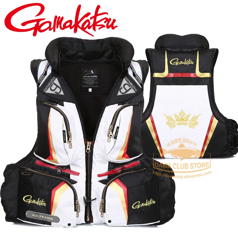 

2022 New Life Vest Fishing Life Jacket High Buoyancy Sea Life Jacket Large size 120 Kg Multi-pocket Light Life Jacket