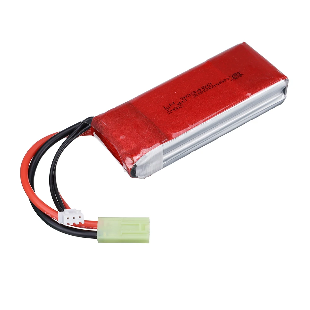 Фото Аккумулятор LiPo 7.4V 2S 2800mAh 25C для радиоуправляемой лодки Feilun FT009, улучшенная версия, запасные части и аксессуары. №2