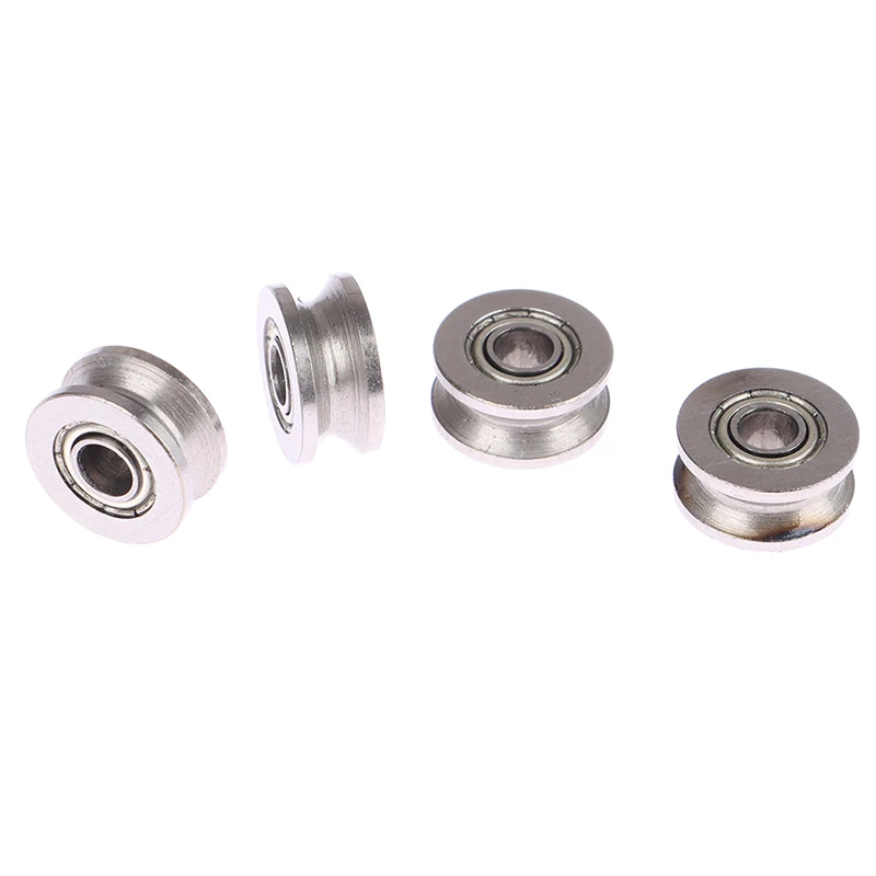 

Wholesale 10Pcs Silver V624zz 4x13x6mm V Groove Sealed Ball Bearing Guide Track Roller Bearing V624 Embroidery Machine Bearing