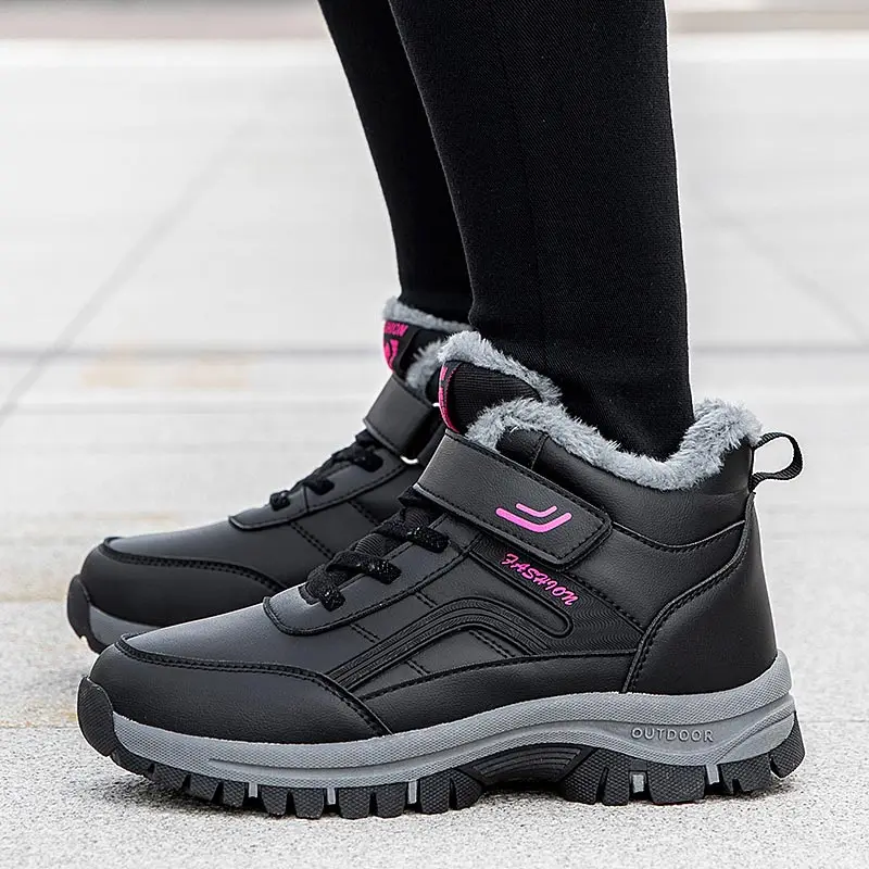 

fur padded round toe sport shoes for women sports tennis for women sneakers woman without laces woman running shoes teznis 1229