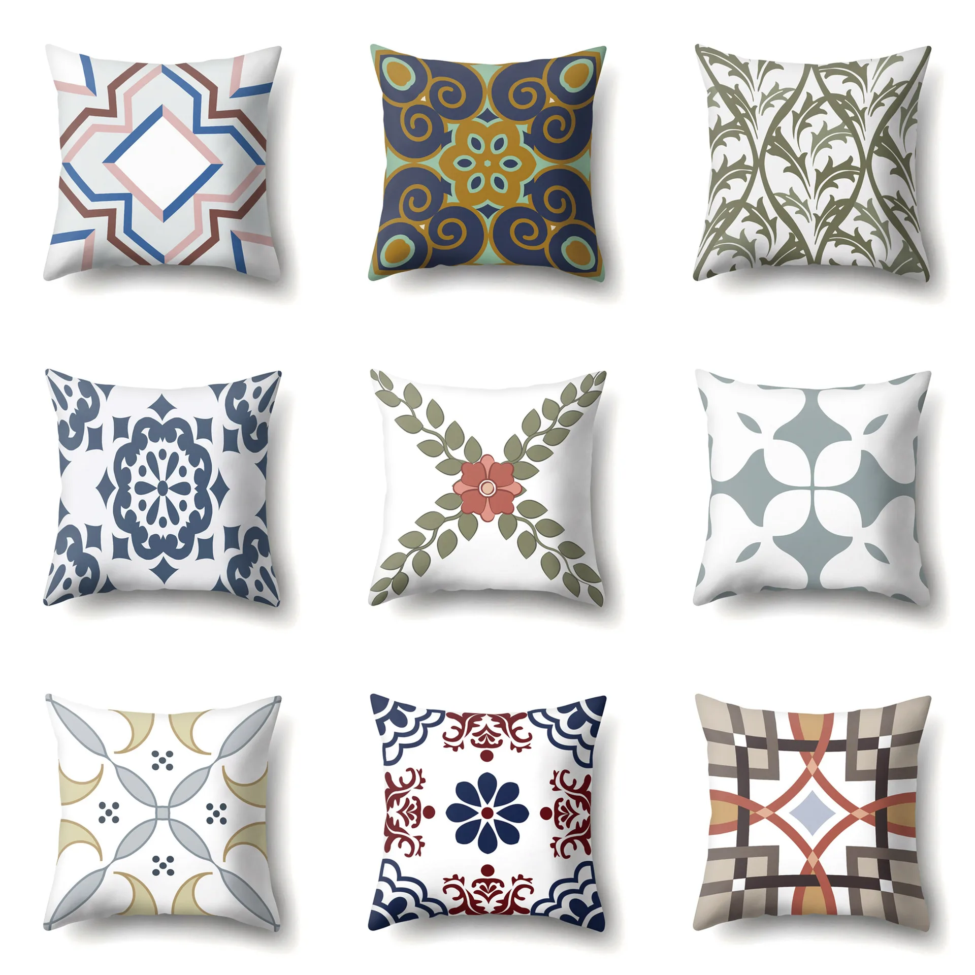 

Geometric Creative One-sided Waist Pillowcase Pillowcase Living Room Bedroom Home Sofa Cushion Cover Can Be Customized