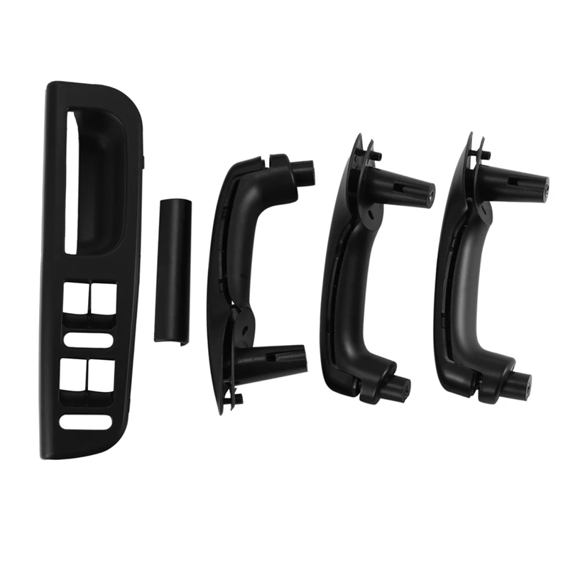 5Pcs/Set Window Lift Switch Bezel Door Pull Grab For VW MK4 Jetta Golf 1998-2006 3B1867171E 1J1867179A Inner Trim