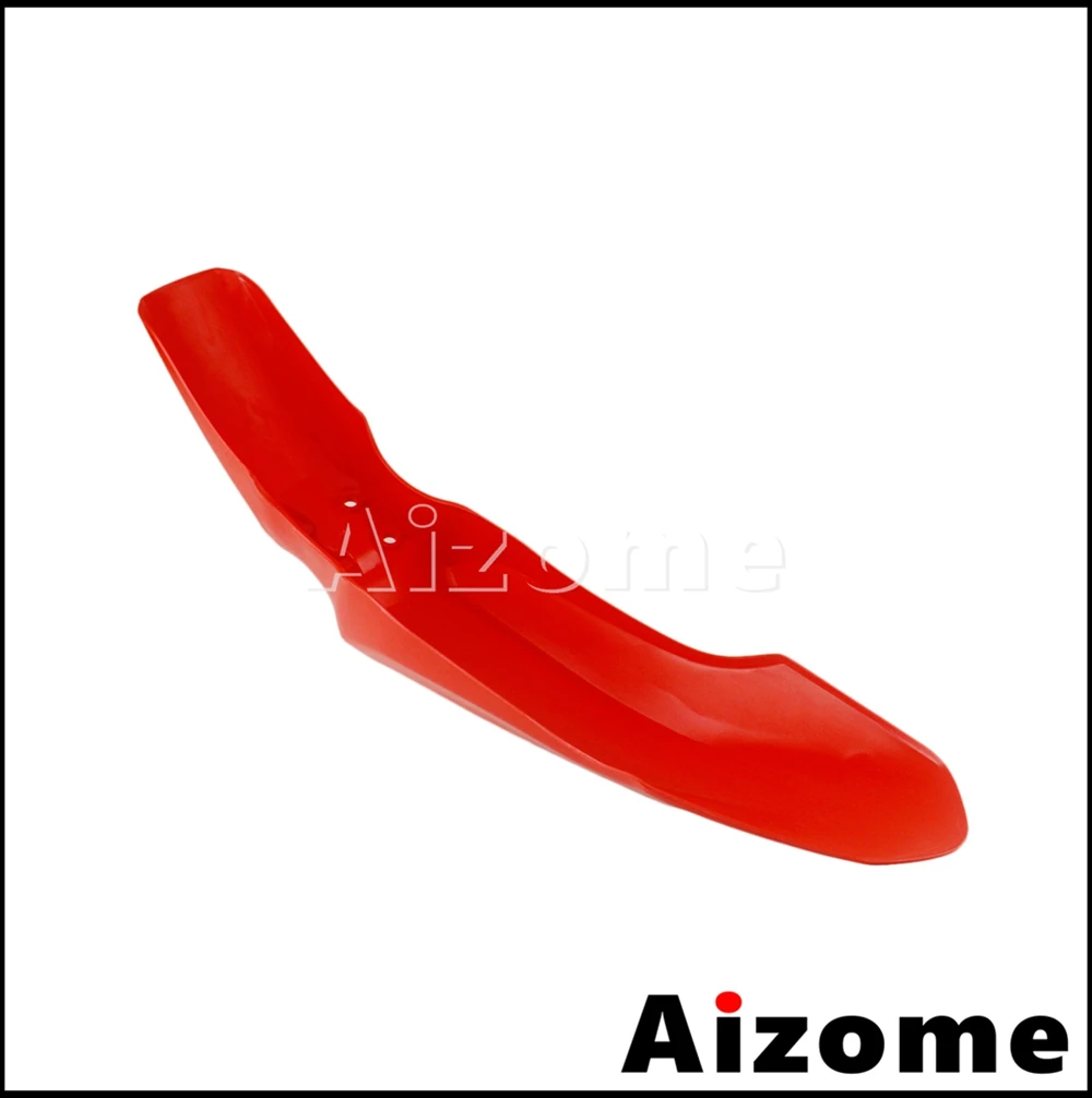 Переднее крыло для мотоцикла красное пластиковое внедорожника супермото эндуро