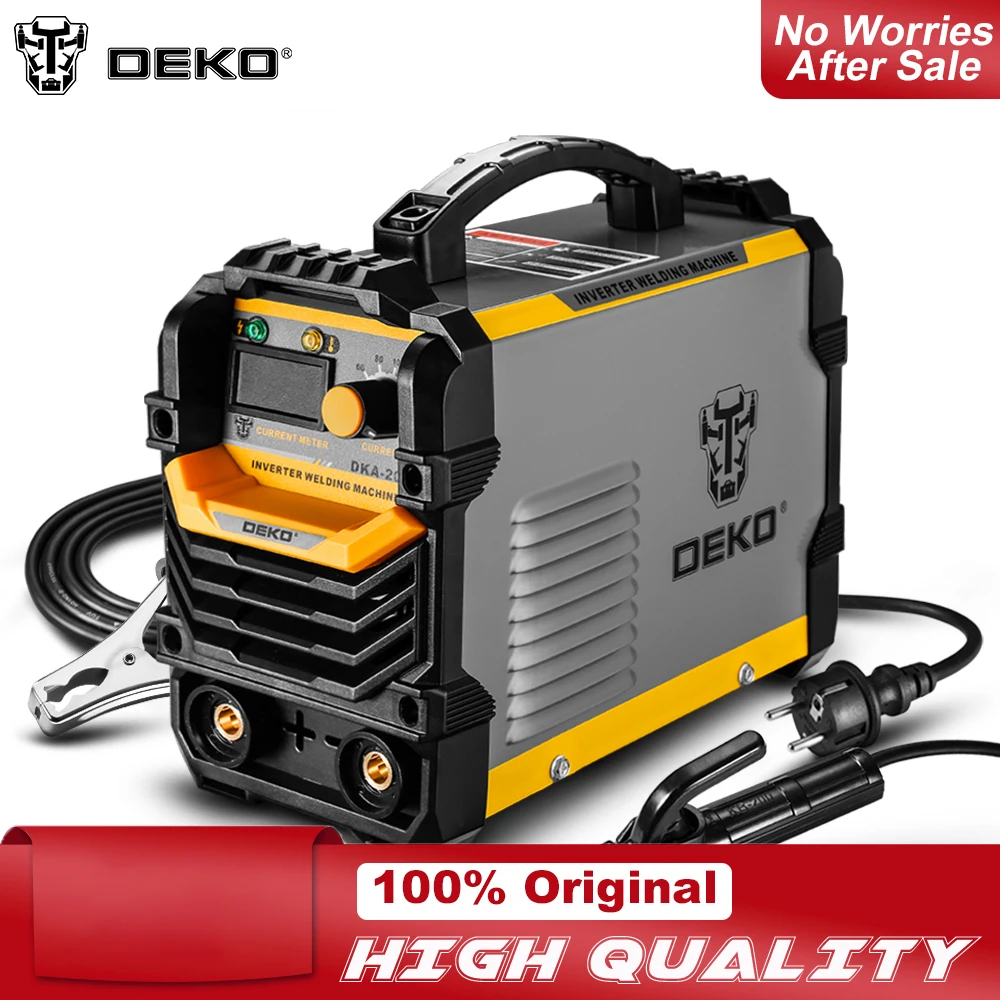 

DEKO DKA Series DC Inverter ARC Welder 220V IGBT MMA Welding Machine 120/160/200/250 Amp for Home Beginner Lightweight Efficient