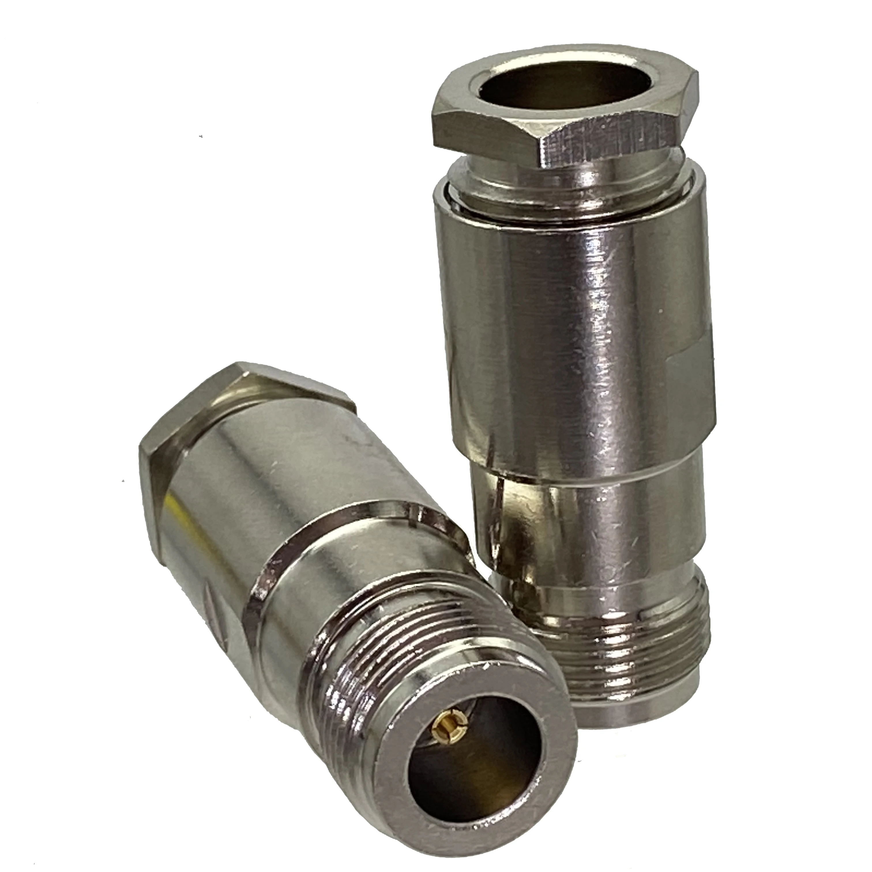 1Pcs N Male PLUG &amp Female Jack clamp RG8 LMR400 / RG5 RG6 RG8X LMR240 RG58 RG142 LMR195 RF Coaxial connector Wire Terminal - купить по