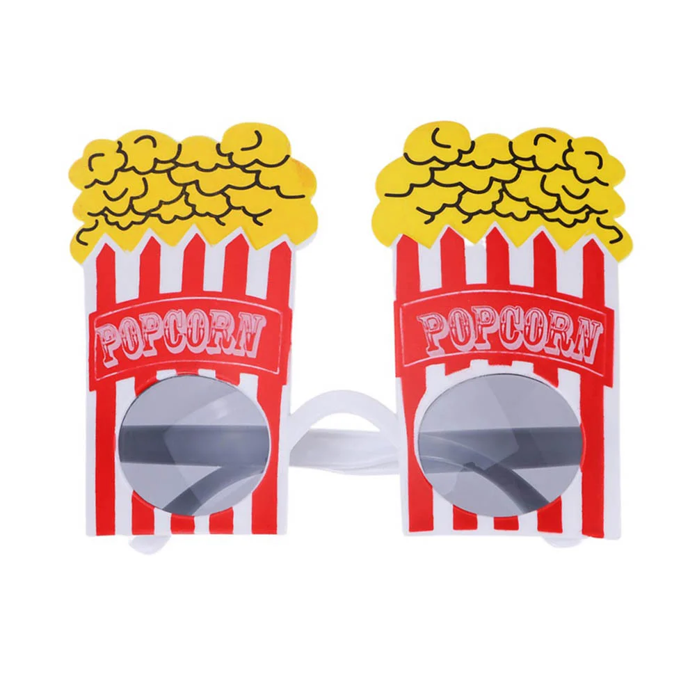 

1pc Party Eye Wear Christmas Popcorn Glasses Prop for Cosplay Costume Masquerade Festival