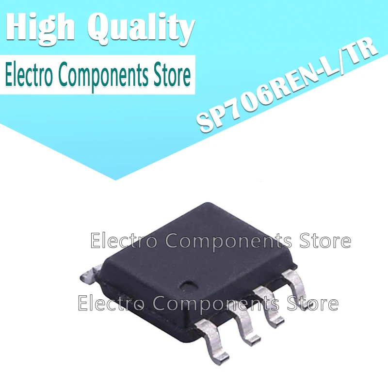 10Pcs/Lot SP706REN-L/TR SOP-8 MCU Monitoring and Reset Chip IC