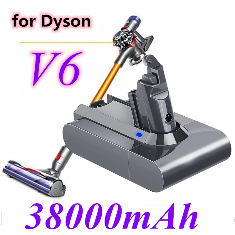 Литий-ионный аккумулятор для пылесоса Dyson V6 DC58 DC59 DC61 DC62 DC74 SV09 SV07 SV03 2023-02, 38000, 21,6 мАч, 965874 в, 38 Ач