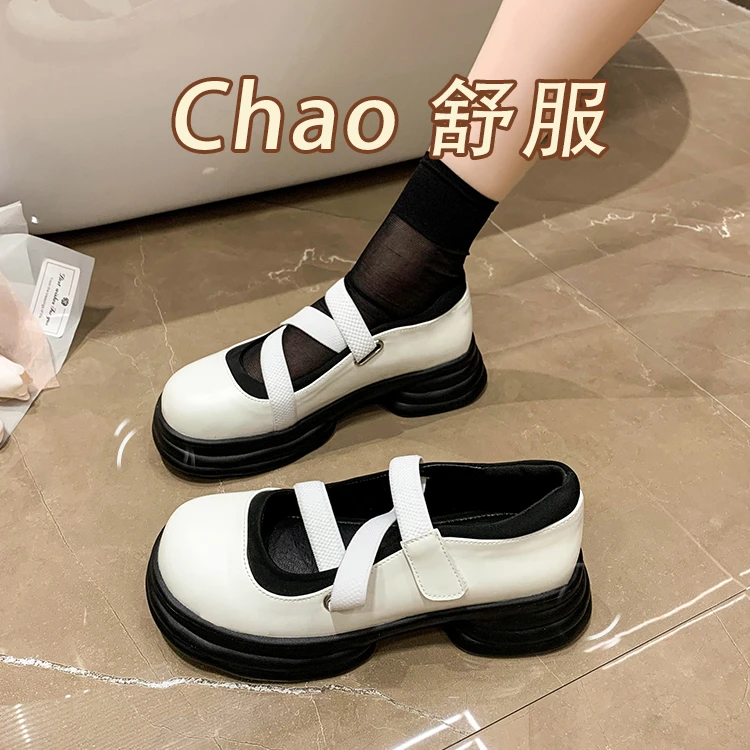 

Женские туфли-лодочки, Туфли Мэри Джейн на высоком каблуке, летние босоножки Лолиты на массивном каблуке, новинка 2022, роскошная женская обув...