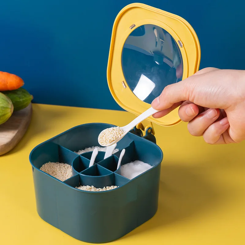 

Фотобокс с солью и перцем, фотообои, банки с несколькими отделениями для трав и специй, горшки, кухонная утварь