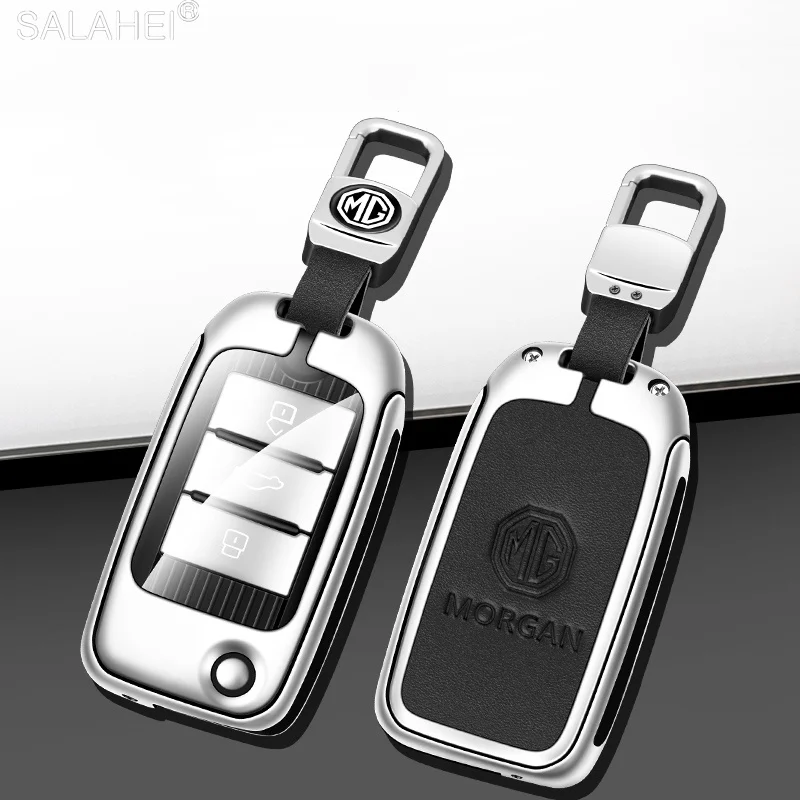 

Zinc Alloy Car Key Cover Case Holder Shell Fob For MG ZS MG5 MG6 MG7 I6 EV EZS HS EHS GT GS 350 360 750 W5 Keychain Accessories