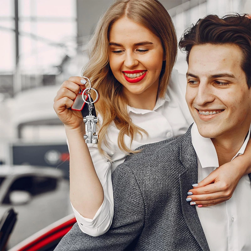 50 шт. модель гоночного автомобиля f1 брелок для ключа металлическая ключей