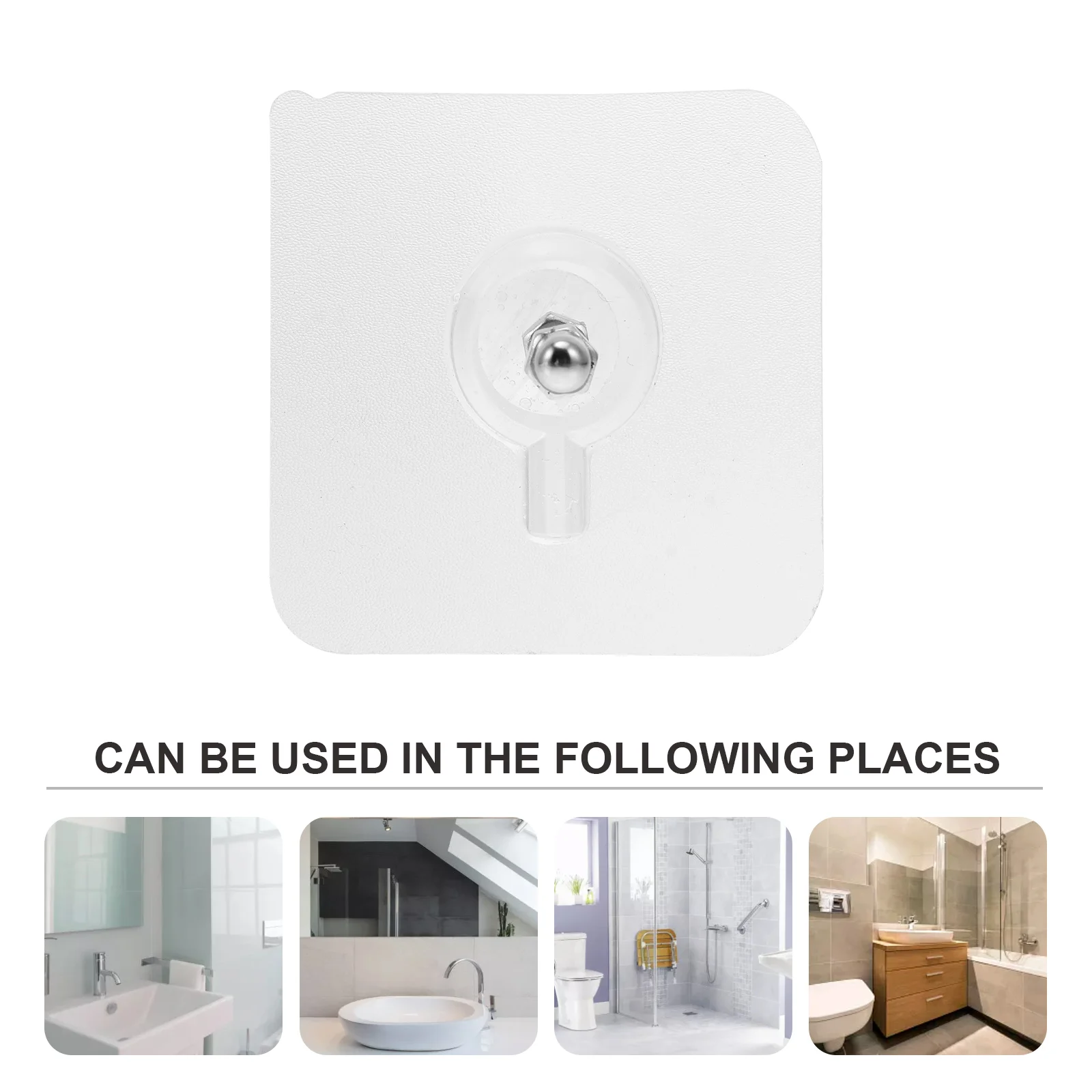 20 шт. клейкие винтовые крючки для ногтей без следов настенные вешалки наклейки