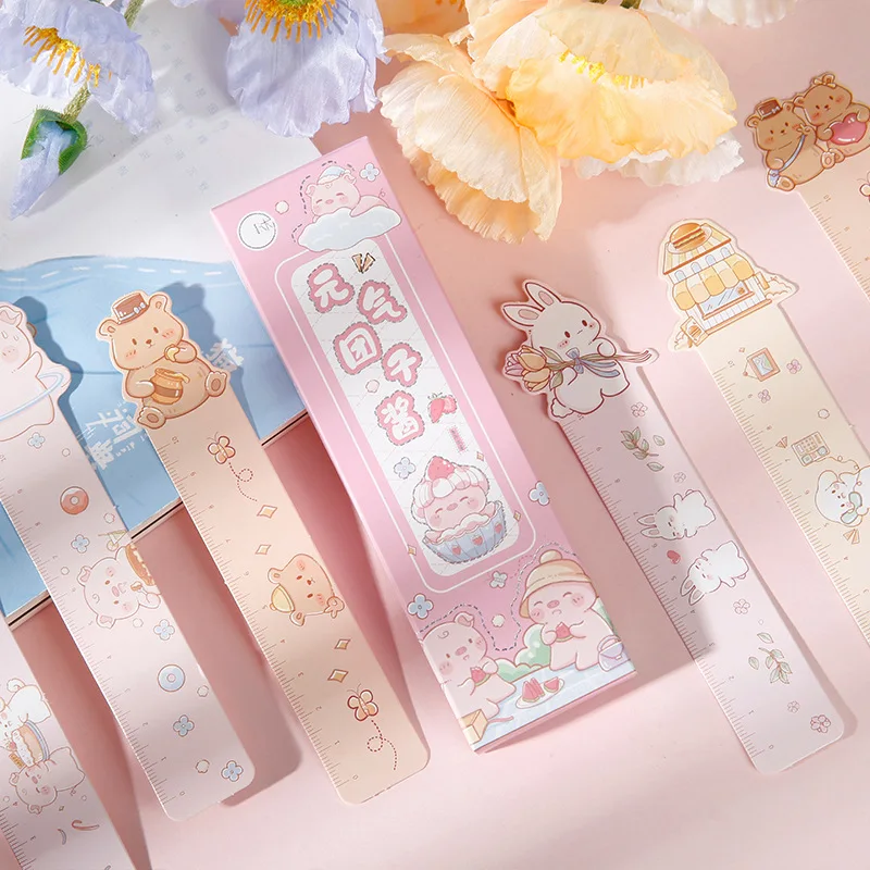 

30pcs Cute Cartoon animal rabbit cat Bookmark Paper Reading Book Mark Kawaii Book Page Marker Message card Stationery Supplies