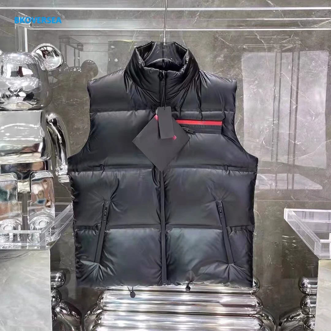 Men's Top High Quality Solid Down Vest With Box