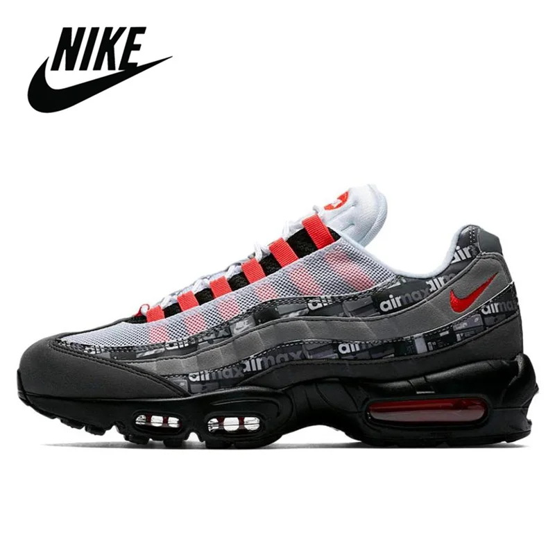 

Nike Air Max 95 Original Running Shoes for Men Outdoor Sports Jogging Comfortable Women Sneaker Atmos We Love Nike Bright Crimso