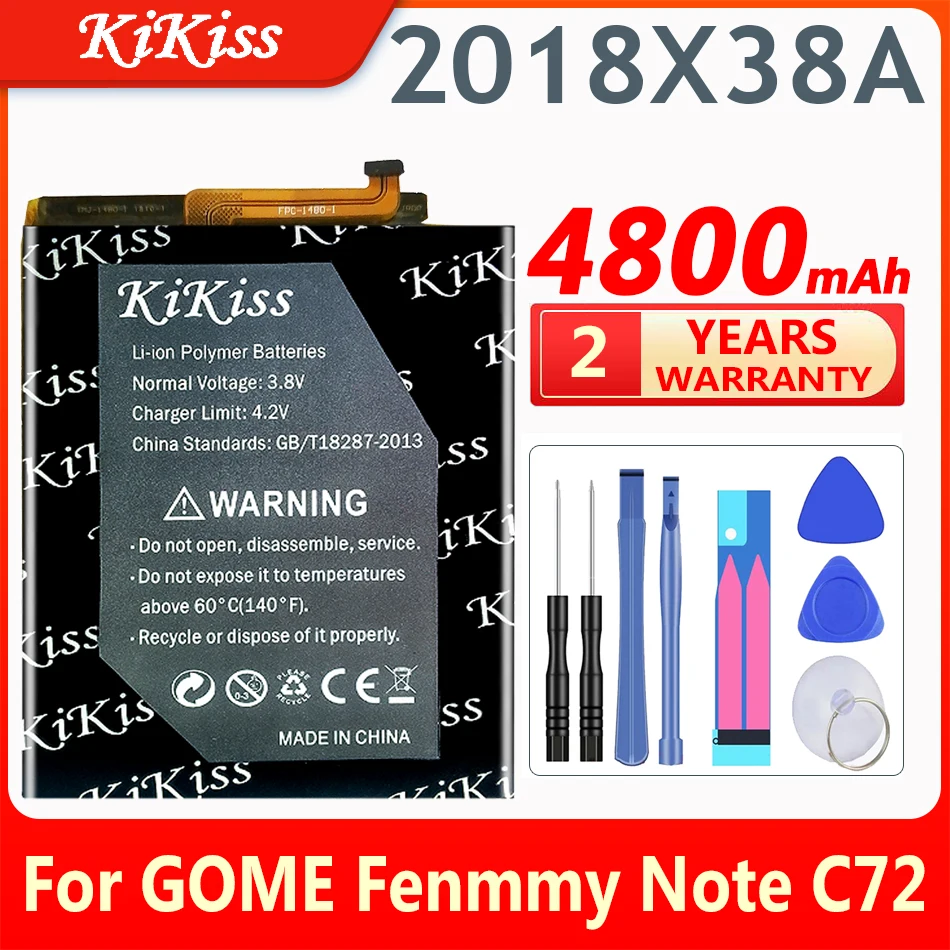 

KiKiss 4800mAh Replacement Battery 2018X38A For GOME Fenmmy note C72