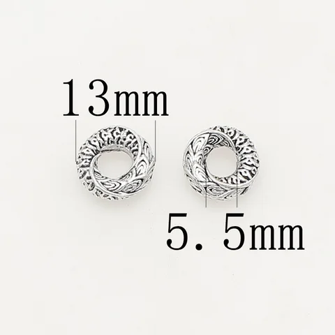 Заключения для ювелирных изделий TOM YANG, античное серебро, 20 шт.